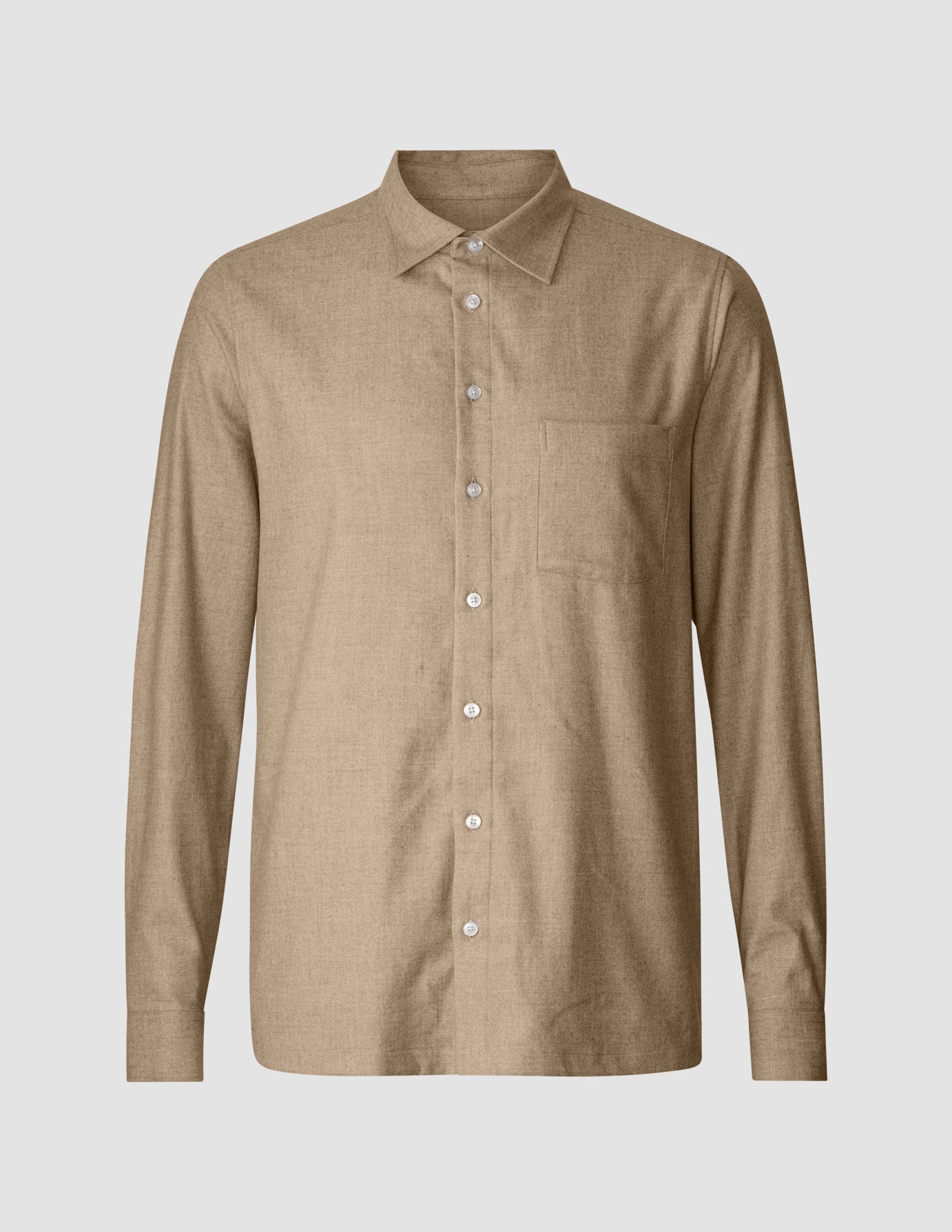 Casual Hemd Khaki
